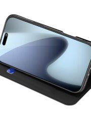 DUX DUCIS Skin Pro Series For iPhone 17 Pro Case Leather Cover Card Holder by The Case Factory