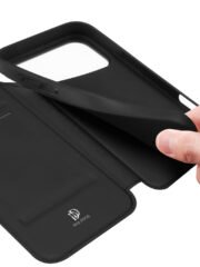 DUX DUCIS Skin Pro Series For iPhone 17 Pro Case Leather Cover Card Holder by The Case Factory