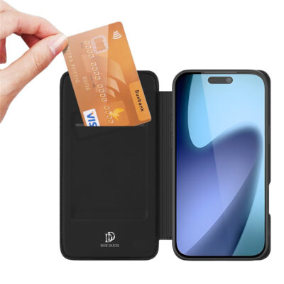 DUX DUCIS Skin Pro Series For iPhone 17 Case Leather Cover Card Holder by The Case Factory