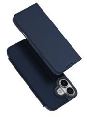 DUX DUCIS Skin Pro Series For iPhone 17 Case Leather Cover Card Holder Blue iPhone 17 by The Case Factory