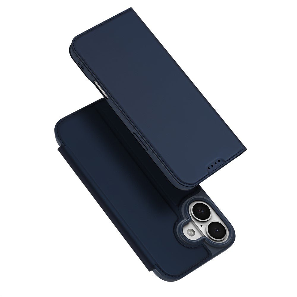 DUX DUCIS Skin Pro Series For iPhone 17 Case Leather Cover Card Holder Blue iPhone 17 by The Case Factory