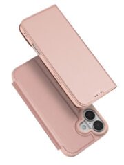 DUX DUCIS Skin Pro Series For iPhone 17 Case Leather Cover Card Holder Pink iPhone 17 by The Case Factory