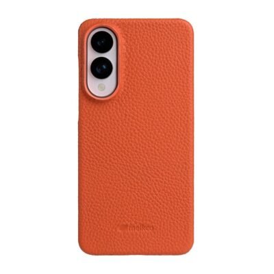 MELKCO For Samsung Galaxy S25 Edge Case Premium Genuine Leather Open Edge Phone Cover by The Case Factory