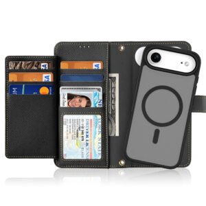 DUX DUCIS Lawa Series For iPhone Air Case Detachable Zipper Wallet Magnetic Cowhide Leather Cover by The Case Factory