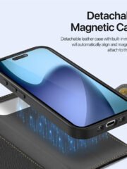 DUX DUCIS Lawa Series For iPhone Air Case Detachable Zipper Wallet Magnetic Cowhide Leather Cover by The Case Factory