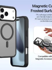 DUX DUCIS Lawa Series For iPhone 17 Pro Case Detachable Zipper Wallet Magnetic Cowhide Leather Cover by The Case Factory