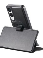 CASENEO For Samsung Galaxy S25 Edge Magnetic Case RFID Blocking Detachable Wallet Leather Phone Cover with Wristband by The Case Factory