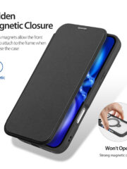 DUX DUCIS Skin X Pro Series For iPhone 17 Pro Max Leather Case Rotary Kickstand Cover Compatible with MagSafe by The Case Factory