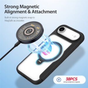 DUX DUCIS Skin X Pro Series For iPhone Air Leather Case Rotary Kickstand Cover Compatible with MagSafe by The Case Factory