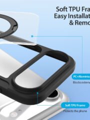 DUX DUCIS Skin X Pro Series For iPhone Air Leather Case Rotary Kickstand Cover Compatible with MagSafe by The Case Factory