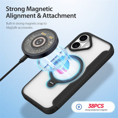 DUX DUCIS Skin X Pro Series For iPhone 17 Leather Case Rotary Kickstand Cover Compatible with MagSafe by The Case Factory