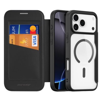 DUX DUCIS Skin X Pro Series For iPhone 17 Pro Max Leather Case Flip Cover Compatible with MagSafe by The Case Factory