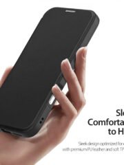 DUX DUCIS Skin X Pro Series For iPhone 17 Pro Leather Case Flip Cover Compatible with MagSafe by The Case Factory