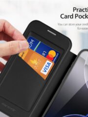 DUX DUCIS Skin X Pro Series For iPhone 17 Pro Leather Case Flip Cover Compatible with MagSafe by The Case Factory