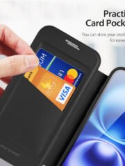 DUX DUCIS Skin X Pro Series For iPhone 17 Leather Case Flip Cover Compatible with MagSafe by The Case Factory