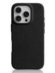 MELKCO For iPhone 16 Pro Case Full-Wrap Genuine Cow Leather Premium Phone Cover | Compatible with MagSafe by The Case Factory