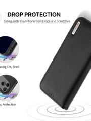 DUX DUCIS Hivo Series For iPhone 17 Pro Max Case Cowhide Leather RFID Blocking Wallet Stand Flip Phone Cover by The Case Factory