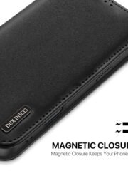 DUX DUCIS Hivo Series For iPhone 17 Pro Max Case Cowhide Leather RFID Blocking Wallet Stand Flip Phone Cover by The Case Factory