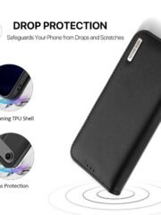 DUX DUCIS Hivo Series For iPhone Air Case Cowhide Leather RFID Blocking Wallet Stand Flip Phone Cover by The Case Factory