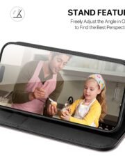 DUX DUCIS Hivo Series For iPhone 17 Case Cowhide Leather RFID Blocking Wallet Stand Flip Phone Cover by The Case Factory