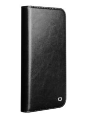 QIALINO For iPhone 17 Case Wallet Stand Genuine Cow Leather Phone Cover by The Case Factory