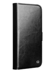 QIALINO For iPhone 17 Pro Case with Card Holder Genuine Cow Leather Stand Phone Cover by The Case Factory