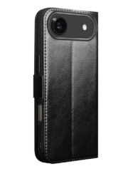 QIALINO For iPhone Air Case With Card Holder Genuine Cow Leather Stand Phone Cover by The Case Factory