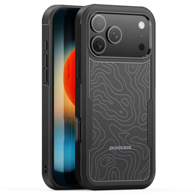 DUX DUCIS SHLD Series For iPhone 17 Pro Max Magnetic Case 10FT Drop Protection Shockproof Phone Cover Contour Pattern iPhone 17 Pro Max by The Case Factory