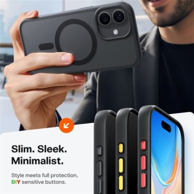 TORRAS Guardian-Mag Series For iPhone 17 Case Magnetic Matte Phone Cover by The Case Factory