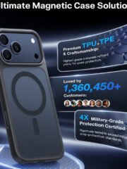 TORRAS Guardian-Mag Series For iPhone 17 Pro Case Magnetic Matte Phone Cover by The Case Factory