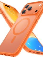 TORRAS Guardian-Mag Series For iPhone 17 Pro Case Magnetic Matte Phone Cover Orange iPhone 17 Pro by The Case Factory