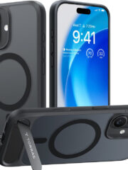 TORRAS Ostand L1 Series For iPhone 17 MagSafe Kickstand Case Black iPhone 17 by The Case Factory