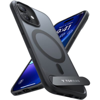 TORRAS Ostand L1 Series For iPhone 17 MagSafe Kickstand Case by The Case Factory