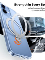 TORRAS Ostand Q3 Spin Series For iPhone 17 MagSafe Rotating Kickstand Case by The Case Factory