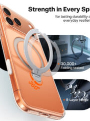 TORRAS Ostand Q3 Spin Series For iPhone 17 Pro Max MagSafe Rotating Kickstand Case by The Case Factory