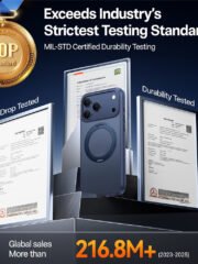 TORRAS Ostand O1 Guardian Series For iPhone 17 Pro Max MagSafe Rotating Kickstand Case by The Case Factory