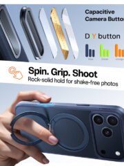 TORRAS Ostand O1 Guardian Series For iPhone 17 Pro Max MagSafe Rotating Kickstand Case by The Case Factory