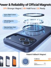 TORRAS Ostand O1 Guardian Series For iPhone 17 Pro Max MagSafe Rotating Kickstand Case by The Case Factory