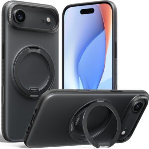 TORRAS Ostand O3 Fitness Series For iPhone Air Case Compatible with MagSafe Kickstand Phone Cover Black iPhone Air by The Case Factory