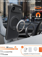 TORRAS Ostand O3 Fitness Series For iPhone Air Case Compatible with MagSafe Kickstand Phone Cover by The Case Factory