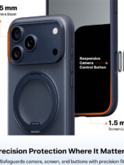 TORRAS Ostand O3 Fitness Series For iPhone 17 Pro Case Compatible with MagSafe Kickstand Phone Cover by The Case Factory