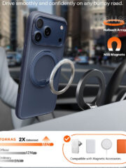 TORRAS Ostand O3 Fitness Series For iPhone 17 Pro Case Compatible with MagSafe Kickstand Phone Cover by The Case Factory