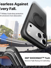 TORRAS Ostand O3 Fitness Series For iPhone 17 Pro Max Case Compatible with MagSafe Kickstand Phone Cover by The Case Factory