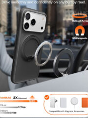 TORRAS Ostand O3 Fitness Series For iPhone 17 Pro Max Case Compatible with MagSafe Kickstand Phone Cover by The Case Factory