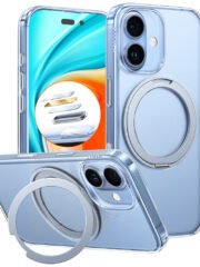 TORRAS Ostand O1 Guardian Series For iPhone 17 MagSafe Rotating Kickstand Case Transparent iPhone 17 by The Case Factory