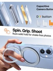 TORRAS Ostand O1 Guardian Series For iPhone 17 MagSafe Rotating Kickstand Case by The Case Factory