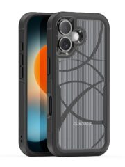 For iPhone 17 Magnetic Case DUX DUCIS SHLD Series 10FT Drop Protection Shockproof Phone Cover Rhythm Pattern iPhone 17 by The Case Factory