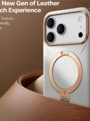 TORRAS Ostand Q3 VegSkin Series For iPhone 17 Pro Case Compatible with MagSafe Kickstand Phone Cover by The Case Factory