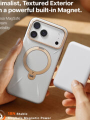 TORRAS Ostand Q3 VegSkin Series For iPhone 17 Pro Case Compatible with MagSafe Kickstand Phone Cover by The Case Factory