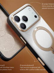 TORRAS Ostand Q3 VegSkin Series For iPhone 17 Pro Case Compatible with MagSafe Kickstand Phone Cover by The Case Factory